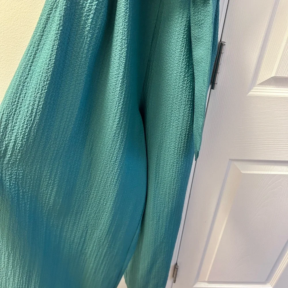 Calvin Klein Turquoise Textured dress jumper - Picture 3 of 4